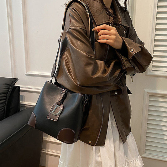49% kedvezmény az új termékekre👜Niche High-end luxus női texturált vödrös táska