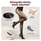 Glanzende transparante panty met hoge elasticiteit