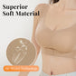 【S-XL】💕Női Cozy Seamless Push Up melltartó elülső rögzítéssel
