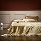 Luxus, tiszta eperfa selyem ágynemű négy részes szett (1x paplanhuzat + 1x lepedő + 2x párnahuzat)