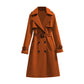 Klassieke Dubbelrijige Trenchcoat met Tailleceintuur