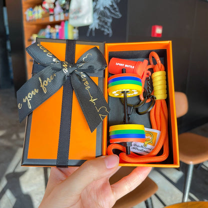 Barbell Szilikon Kulcstartó