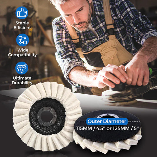 ✨Vásárlás 1 kap 2 ingyen ✨ Gyapjúfilc polírozó korong