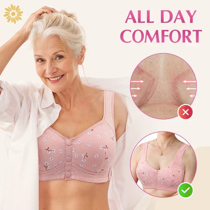 Comfortabele BH met Voorsluiting en Brede Bandjes
