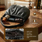 👜Puha bőrből készült, redős, alkalmi válltáska