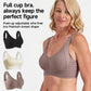 🎁Koop 1, krijg 1 gratis, 💕Geribbelde zijden push-up bh voor dames zonder stalen ring, verstelbaar🌸