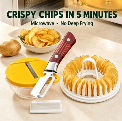 🥔 Mikrohullámú sütőhöz való burgonyaszeletelő🍟