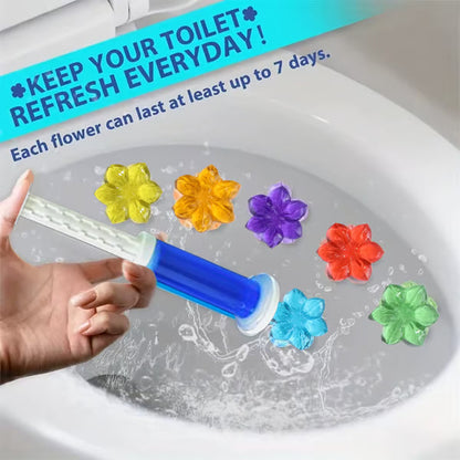 🚽Virágos WC-tisztító gélbélyegző🌸