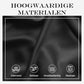 Tweedelige zwarte set met rits en wijde broek