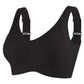 🎁Koop 1, krijg 1 gratis, 💕Geribbelde zijden push-up bh voor dames zonder stalen ring, verstelbaar🌸
