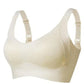 🎁Koop 1, krijg 1 gratis, 💕Geribbelde zijden push-up bh voor dames zonder stalen ring, verstelbaar🌸