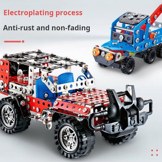 🔥Gyerekoktatási építőkockák és fém építőjátékok · autók