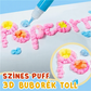 🎨🍿 6 db DIY puffadó popcorn toll: Hőre 3D hatású ✨🎁