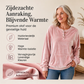 Zachte Velours Henley Trui met Voorzak