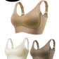 🎁Koop 1, krijg 1 gratis, 💕Geribbelde zijden push-up bh voor dames zonder stalen ring, verstelbaar🌸
