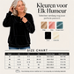 Zachte Velours Henley Trui met Voorzak