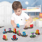🔥🎁 Számok és betűk mágneses vonat puzzle fa játék autó