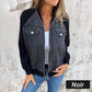 🔥Nieuwe mode creatieve denim splicing jas voor dames