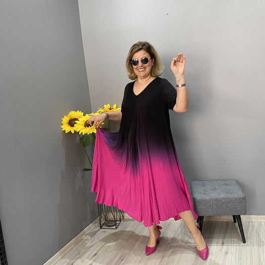 ✨Tie-Dye alkalmi laza női hosszú ruha【M-3XL】