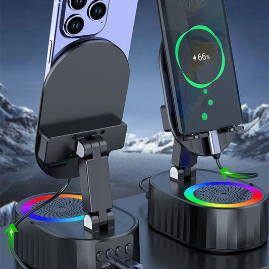 🔥 Vezeték nélküli induktív Bluetooth kihangosító autós készlet Telefonállvány 🚗📱