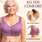 【1+1 ingyenes】👙Női lélegző plus size melltartó, elöl csipkés záródással💖