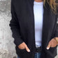 【S-4XL】🎀 NŐI KÉNYELMES KÖTÖTT KABÁT CIPZÁRRAL