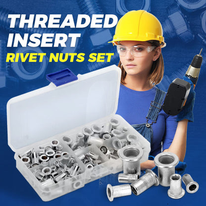 🔧🔧Menetes betétes szegecsanyák készlet