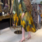【S-3XL】👗Divatos gradiens nyomtatott laza ruha