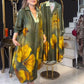 【S-3XL】👗Divatos gradiens nyomtatott laza ruha
