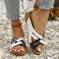 Női szandál nyárra állítható keresztpánttal🌸