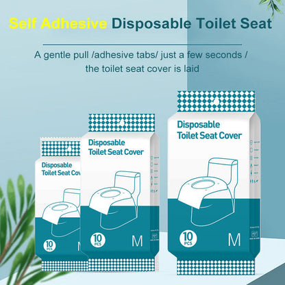 ⌛Héjmentes, öntapadós, eldobható WC-takaró