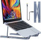 💻🖥️ USB-C dokkoló & laptop állvány szett – 4K HDMI, többportos, ergonomikus