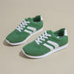 Retro Sneakers met Contrasterende Strepen