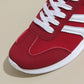 Retro Sneakers met Contrasterende Strepen