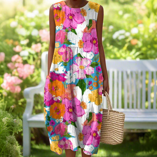 Ujjatlan midi ruha friss mintával