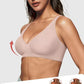 🥰 Mélyen dekoltált, V alakú, push-up, merevítő nélküli, varrás nélküli zselés melltartó👙🔥