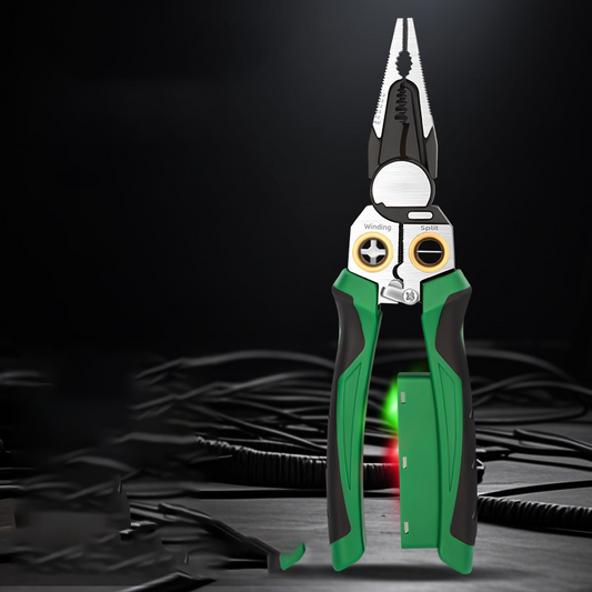 Többfunkciós huzalcsupaszító olló elektromos teszteléssel