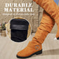 Elegante Kniehoge Laarzen met Gespdetail