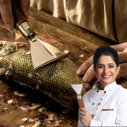 ✨Rozsdamentes acélból készült éles, tartós halpikkely eltávolító🐟