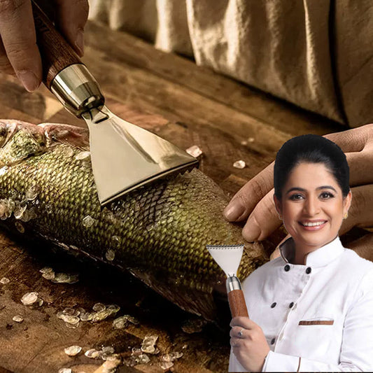 ✨Rozsdamentes acélból készült éles, tartós halpikkely eltávolító🐟