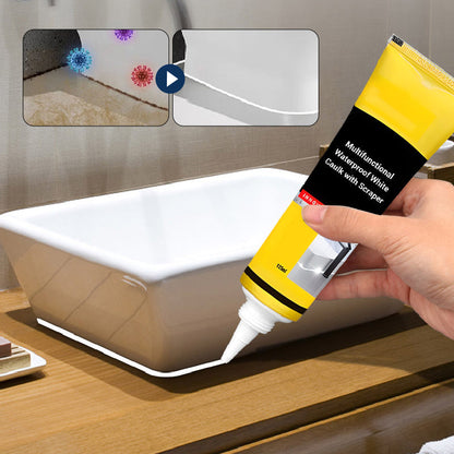 ✨2+1 ingyen✨Többfunkciós, vízálló fehér tömítőanyag kaparóval