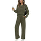 Casual 2-Delige Lounge Set met Trekkoordbroek