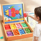🧠Mágneses mintákkal ellátott fa puzzle készlet 🧩