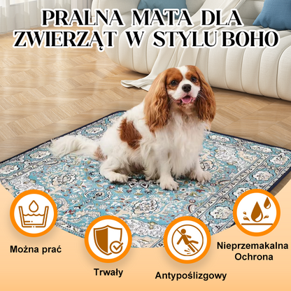 🐾Mosható bohém stílusú kisállatszőnyeg