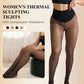 Thermische high-waist panty met vormgevende taille