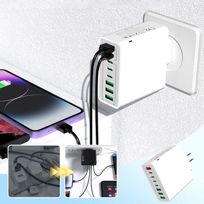 📱Többportos 150 W-os gyors töltésű telefon töltő