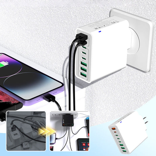 📱Többportos 150 W-os gyors töltésű telefon töltő