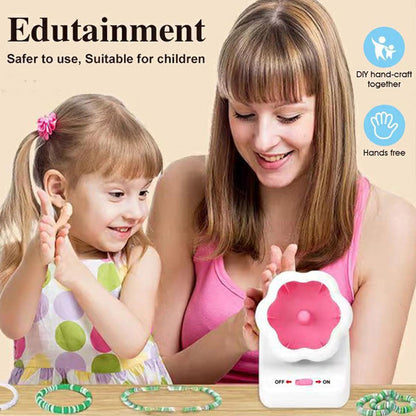 Elektromos automata gyöngyfűzőgép készlet