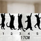 🐈Imádnivaló macska alakú fém könyvjelző 5 darabos szett