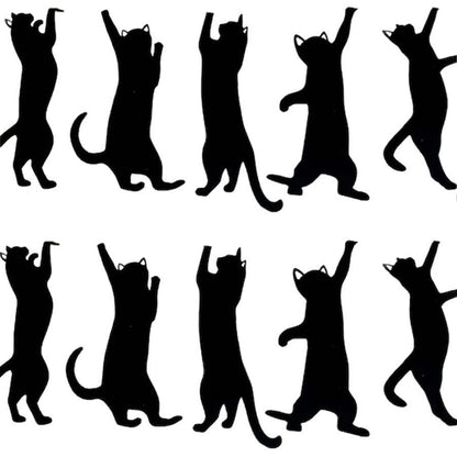 🐈Imádnivaló macska alakú fém könyvjelző 5 darabos szett